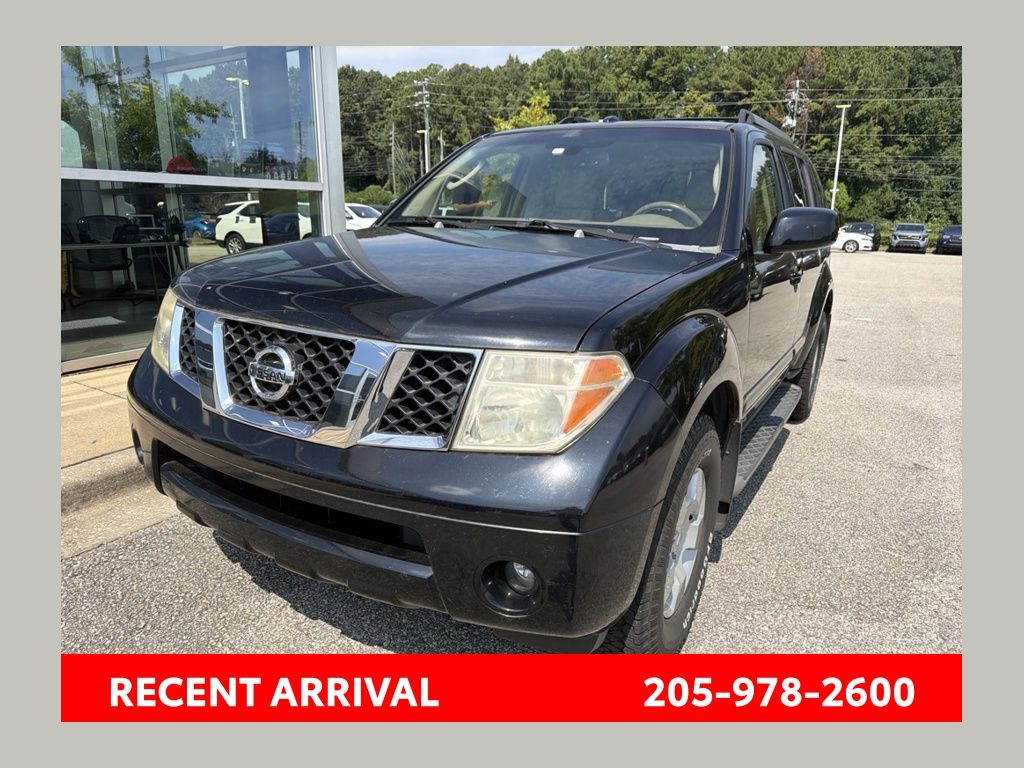 Super Black Clearcoat 2006 Nissan Pathfinder SUV / Crossover Rear-Wheel Drive 5-Speed Automatic Overdrive