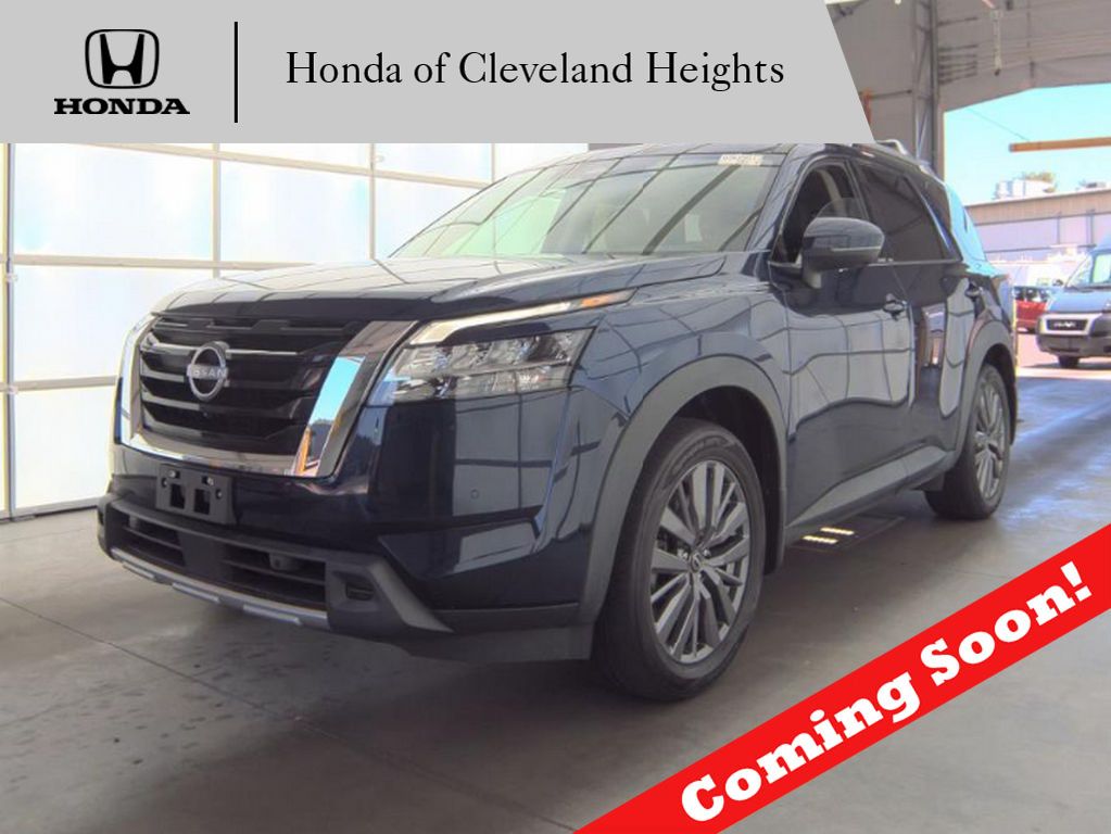 Deep Ocean Blue Pearl 2023 Nissan Pathfinder SUV / Crossover All-Wheel Drive 9-Speed Automatic