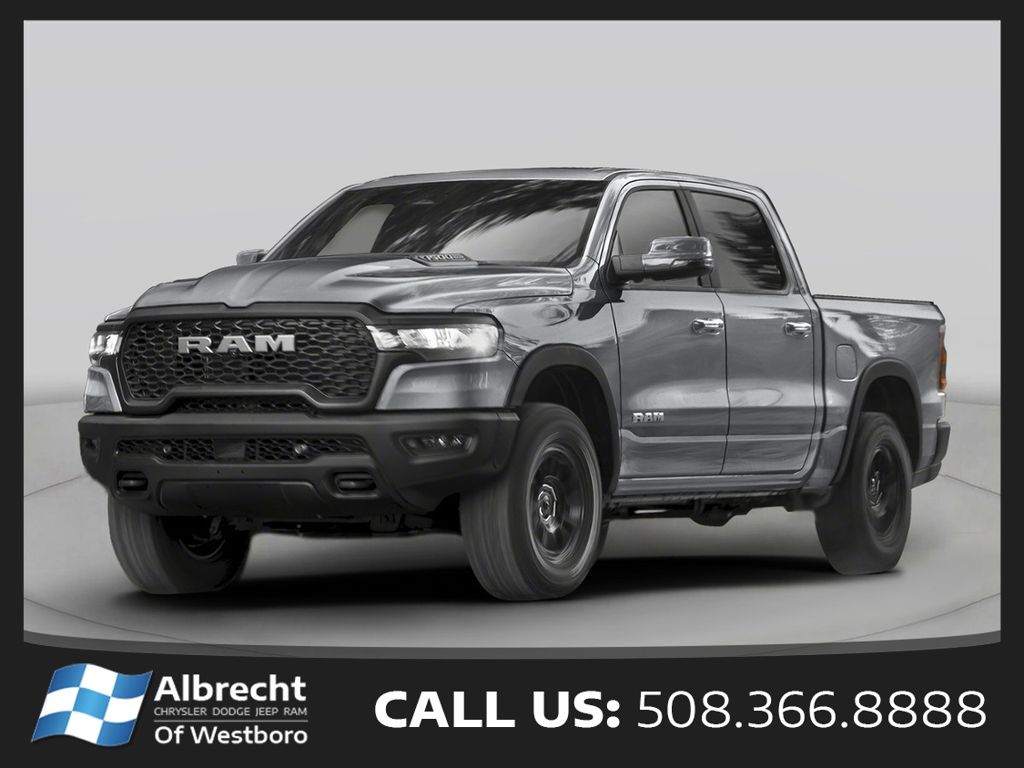 Bright White Clearcoat 2026 RAM 1500 Pickup Truck Four-Wheel Drive 8-Speed Automatic