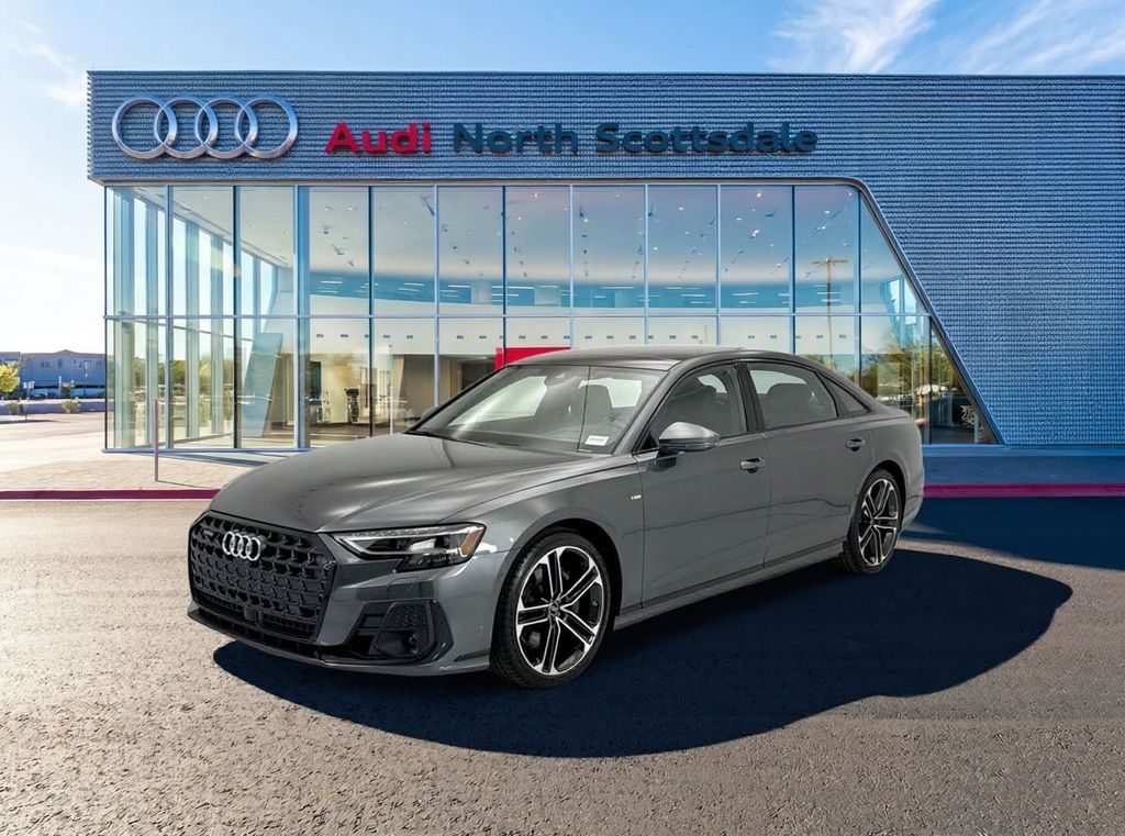 Daytona Gray Pearl Effect 2026 Audi A8 L quattro 55 TFSI Sedan All-Wheel Drive 8-Speed Automatic