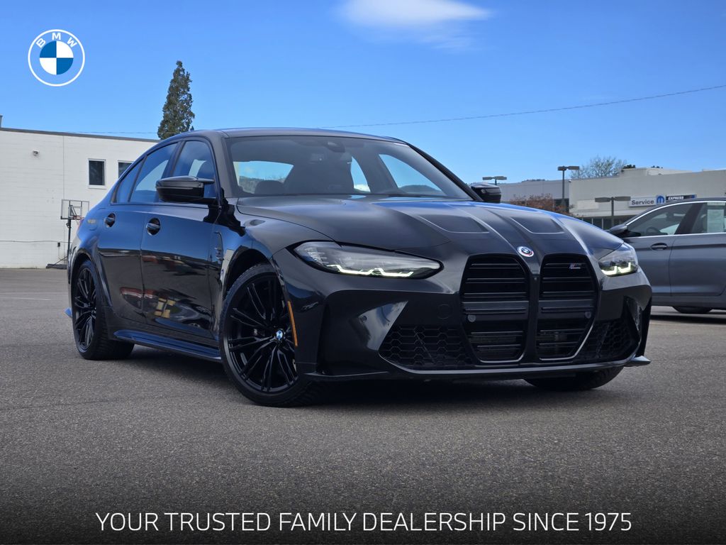 Black Sapphire Metallic 2023 BMW M3 Competition xDrive AWD Sedan All-Wheel Drive 8-Speed Automatic