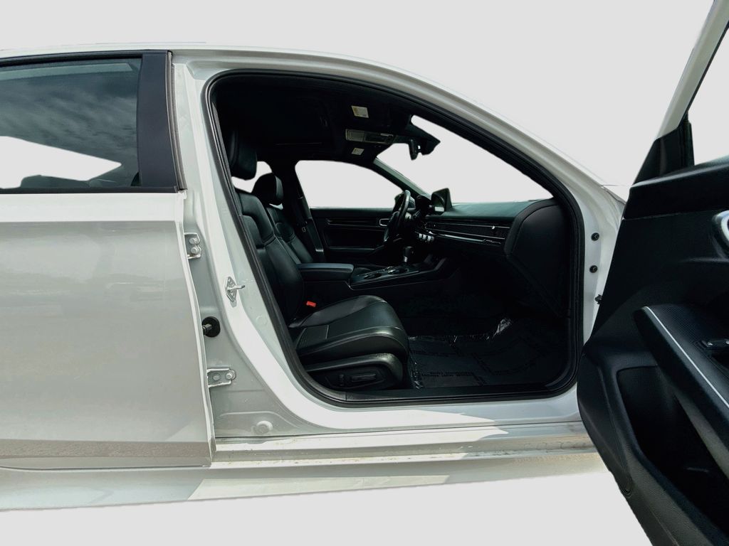 2025 Honda Civic Hybrid Sport Touring White at AutoSavvy Houston Southwest