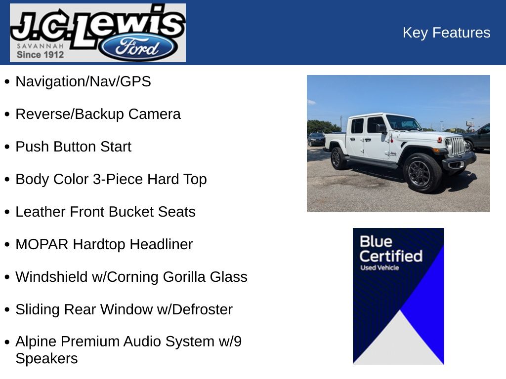 2022 Jeep Gladiator Overland