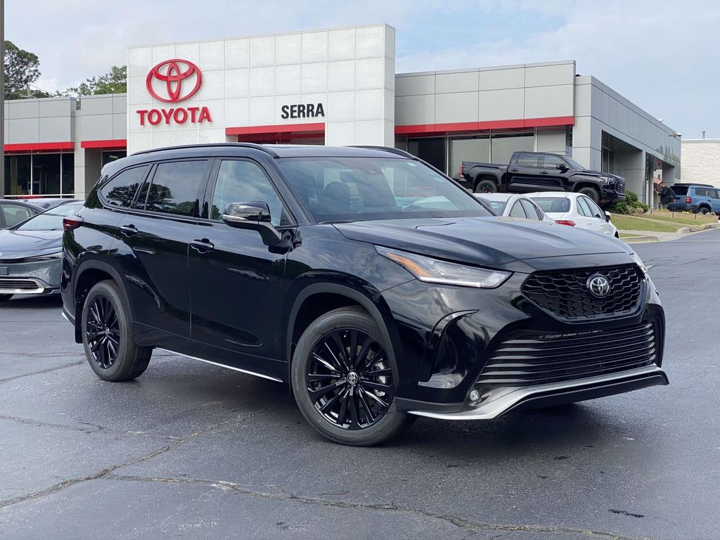 Midnight Black Metallic 2026 Toyota Highlander XSE AWD SUV / Crossover All-Wheel Drive 8-Speed Automatic