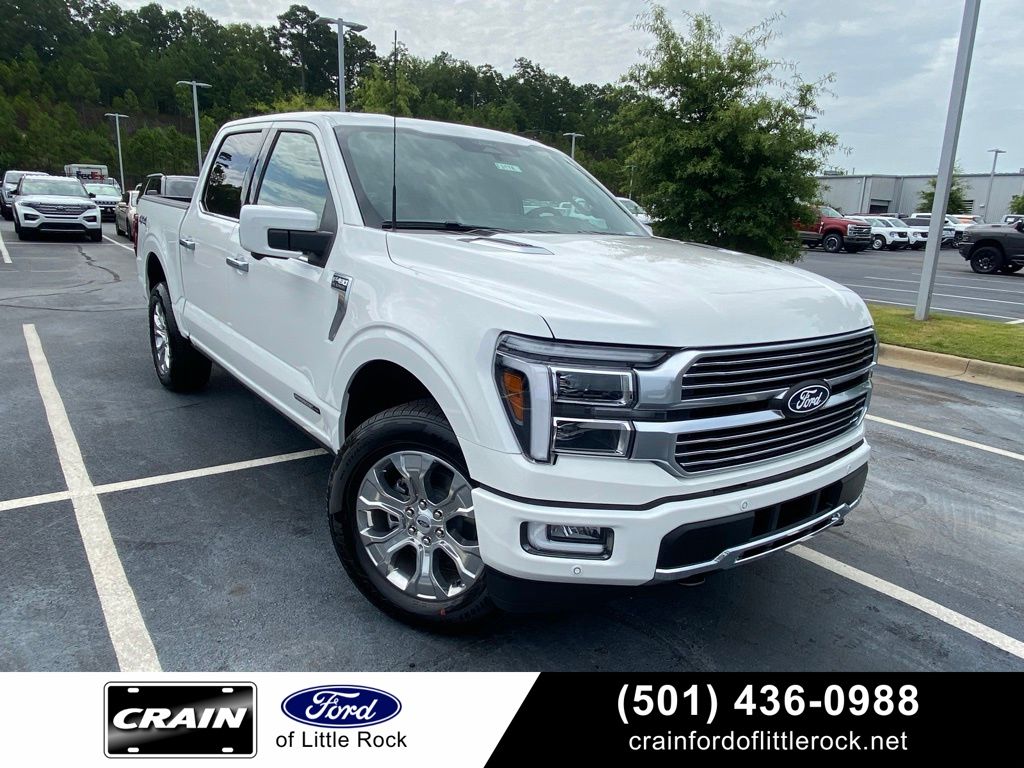 White Metallic 2026 Ford F-150 Pickup Truck Four-Wheel Drive Automatic