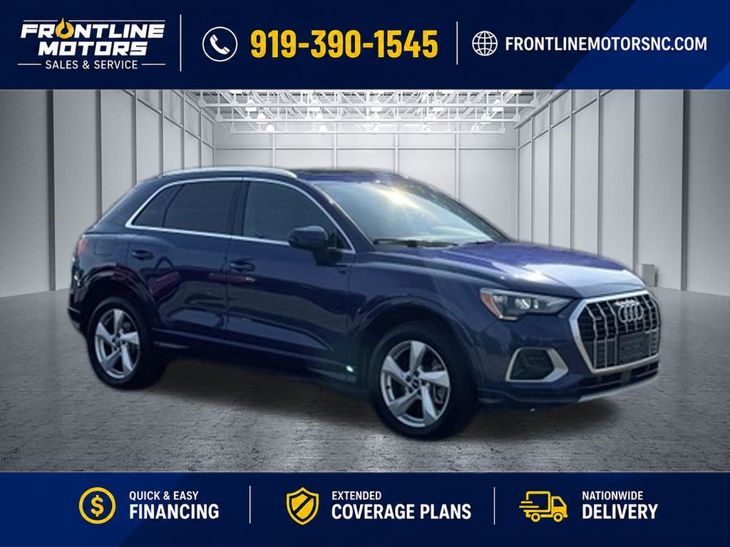 Blue 2021 Audi Q3 SUV / Crossover All-Wheel Drive 8-Speed Automatic