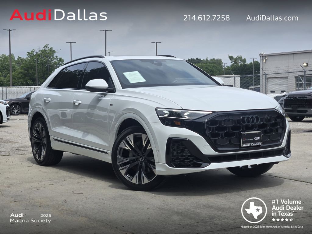 Glacier White Metallic 2025 Audi Q8 quattro Prestige 55 TFSI SUV / Crossover All-Wheel Drive 8-Speed Automatic