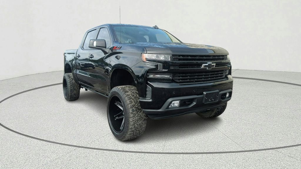 Black 2020 Chevrolet Silverado 1500 RST Crew Cab 4WD Pickup Truck Four-Wheel Drive 8-Speed Automatic