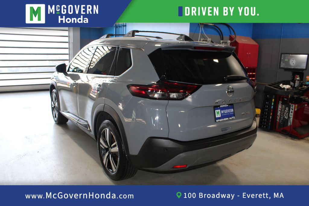 Boulder Gray Pearl 2021 Nissan Rogue SL AWD SUV / Crossover All-Wheel Drive Continuously Variable Transmission