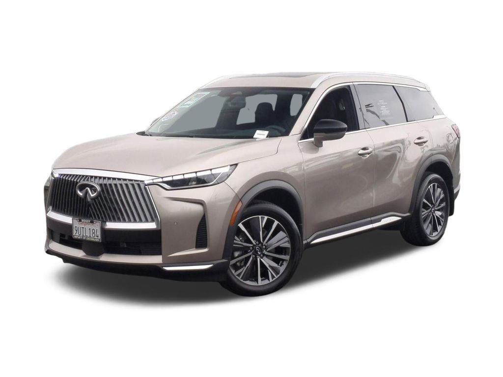 Warm Titanium 2026 INFINITI QX60 Luxe AWD SUV / Crossover All-Wheel Drive 9-Speed Automatic