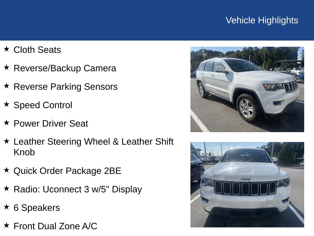 2017 Jeep Grand Cherokee Laredo