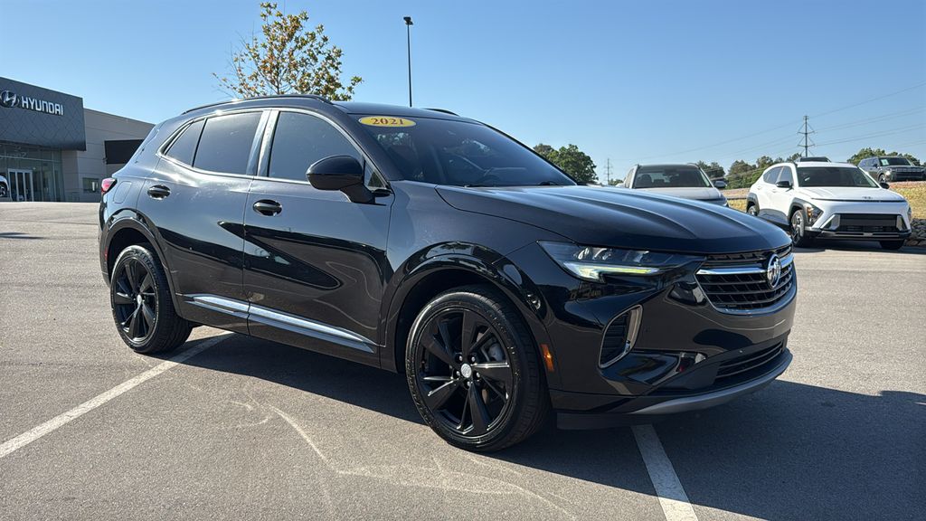 Black (Ebony Twilight Metallic) 2021 Buick Envision Preferred FWD SUV / Crossover Front-Wheel Drive 9-Speed Automatic