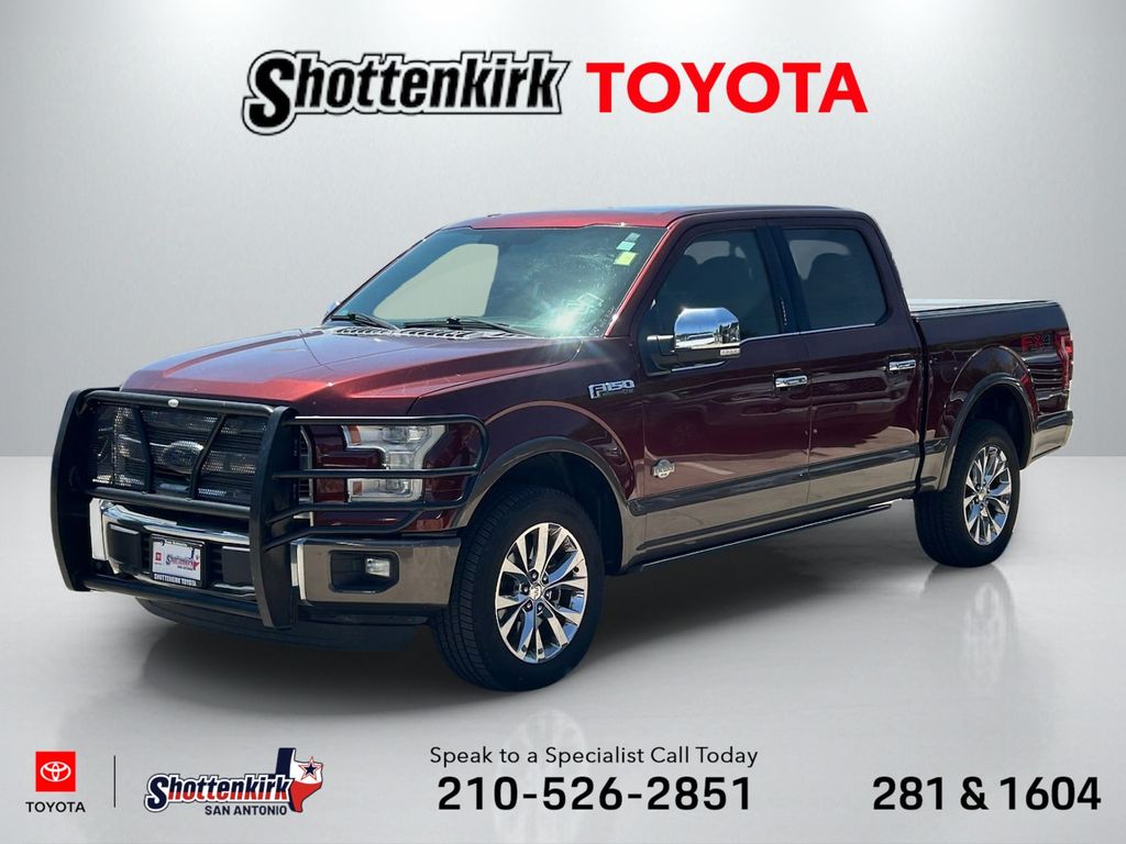 Red (Bronze Fire Metallic) 2017 Ford F-150 Pickup Truck Four-Wheel Drive 6-Speed Automatic