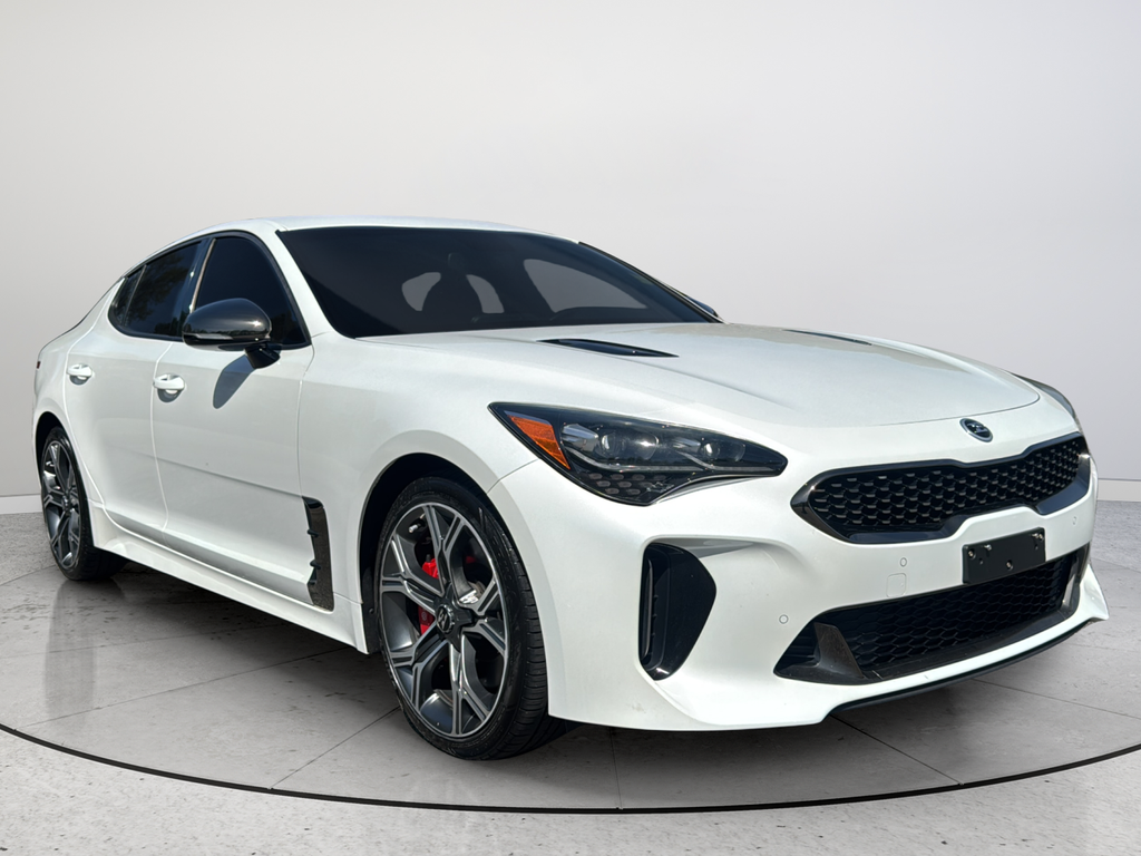 Snow White Pearl 2019 Kia Stinger GT RWD Sedan Rear-Wheel Drive 8-Speed Automatic