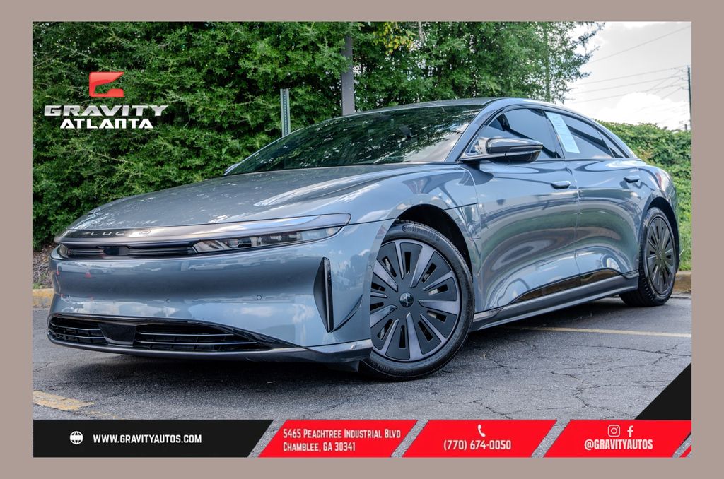 Fathom Blue Metallic 2024 Lucid Air Sedan Rear-Wheel Drive 1-Speed Automatic