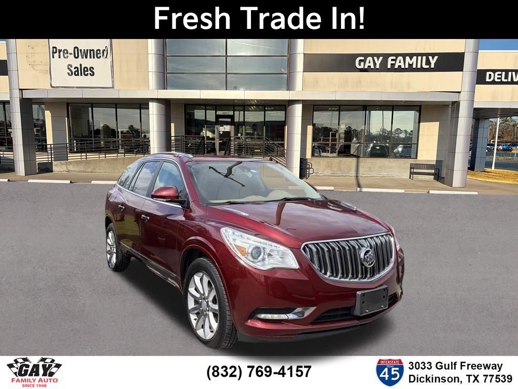 Red 2017 Buick Enclave Premium FWD SUV / Crossover Front-Wheel Drive 6-Speed Automatic Overdrive