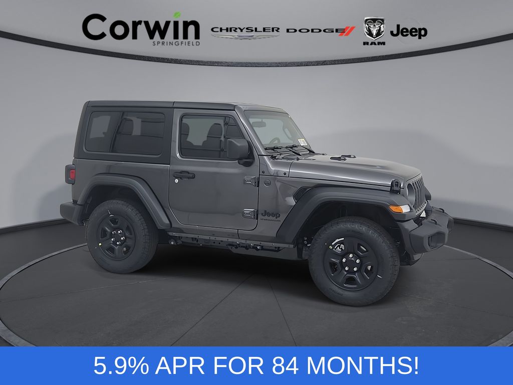 Gray (Granite Crystal Metallic Clearcoat) 2026 Jeep Wrangler SUV / Crossover Four-Wheel Drive 8-Speed Automatic