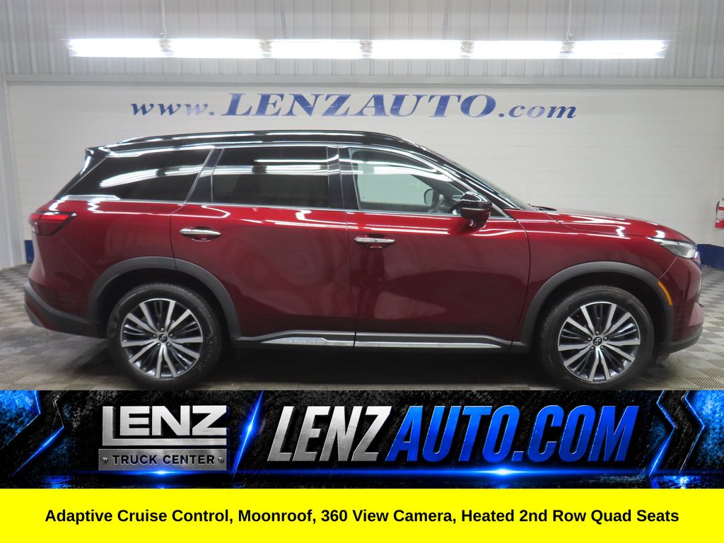 Deep Bordeaux/Black Obsidian 2023 INFINITI QX60 SUV / Crossover All-Wheel Drive 9-Speed Automatic