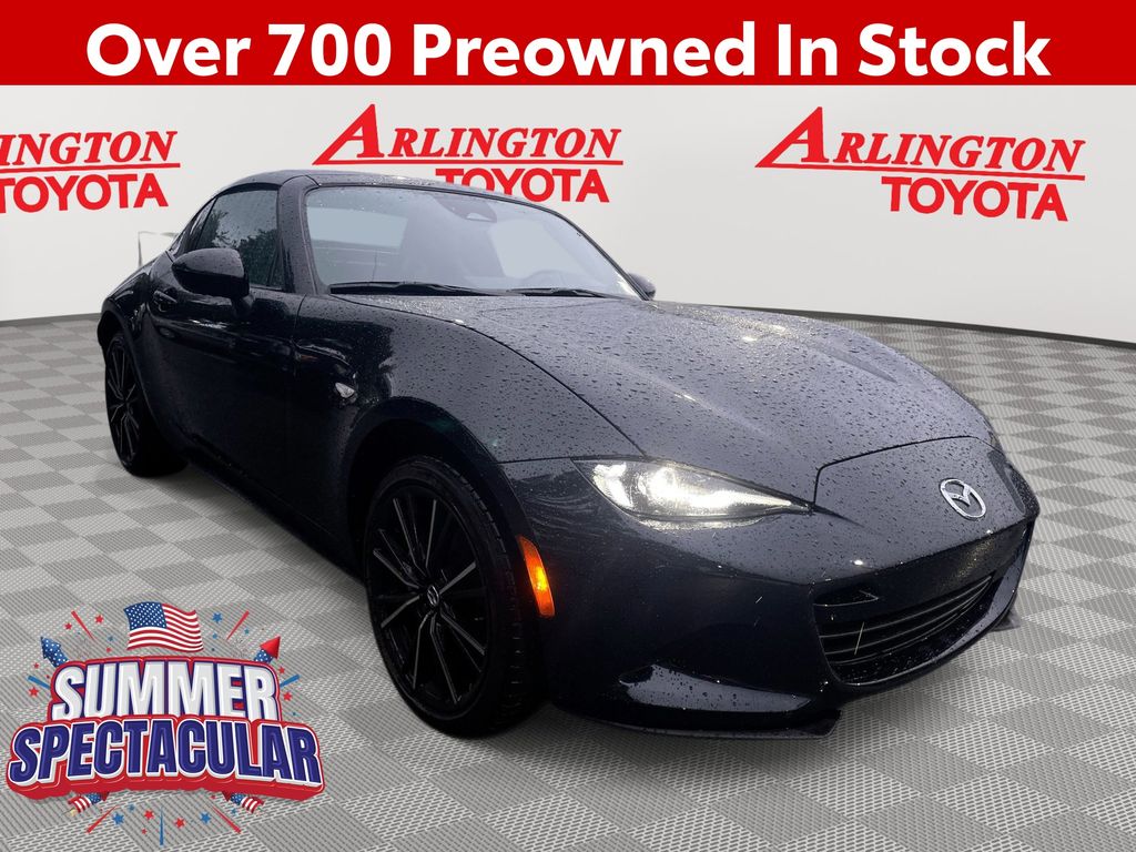 Jet Black 2025 Mazda MX-5 Miata Convertible Rear-Wheel Drive 6-Speed Automatic