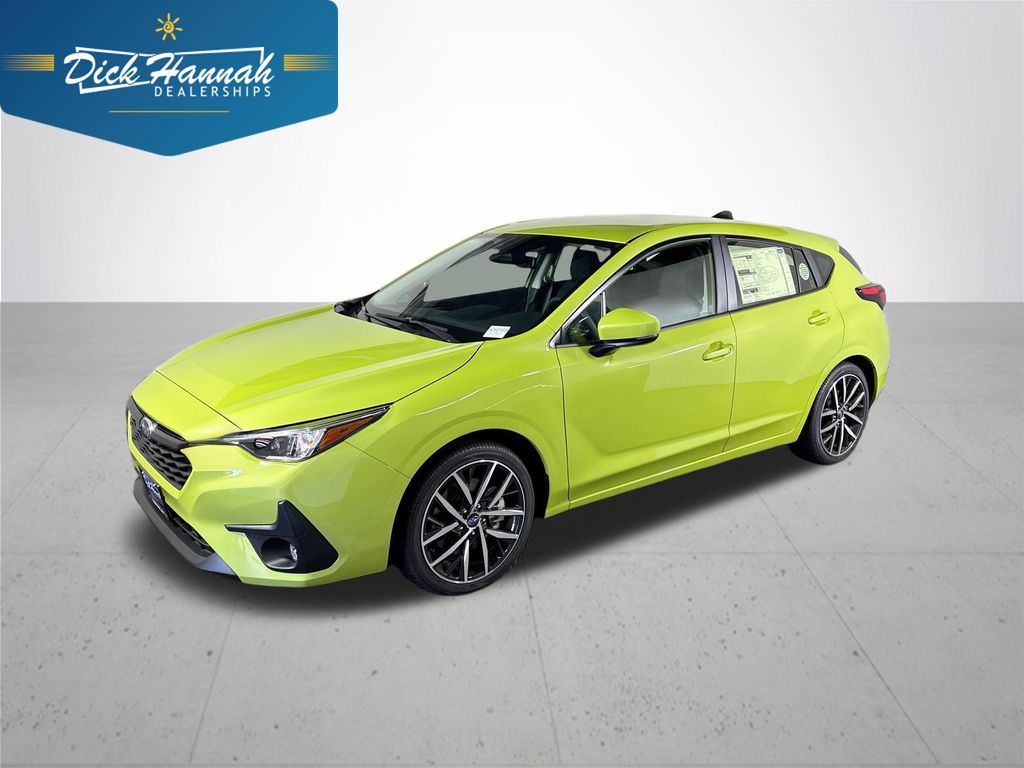 Citron Yellow Pearl 2026 Subaru Impreza Wagon All-Wheel Drive Continuously Variable Transmission