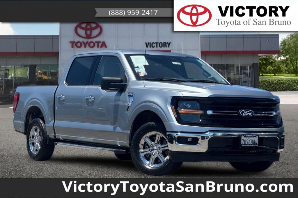 Silver Metallic 2025 Ford F-150 XLT SuperCrew RWD Pickup Truck 4X2 Automatic