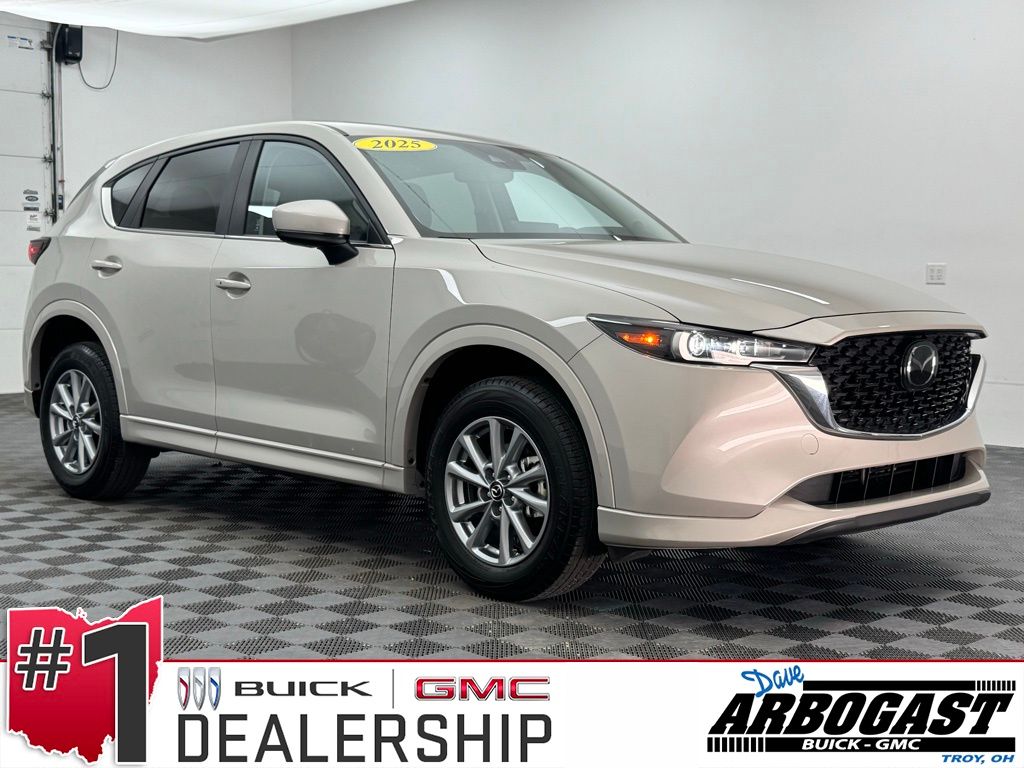 Gray (Platinum Quartz Metallic) 2025 Mazda CX-5 2.5 S Preferred AWD SUV / Crossover All-Wheel Drive 6-Speed Automatic