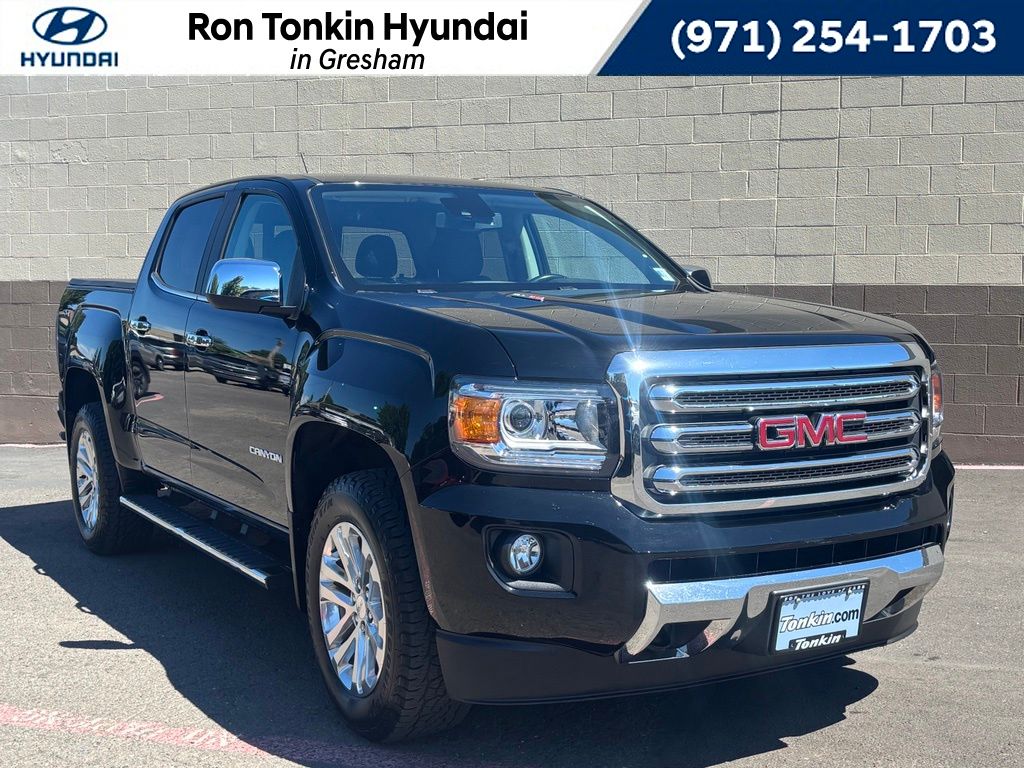Onyx Black 2017 GMC Canyon Pickup Truck Four-Wheel Drive 6-Speed Automatic