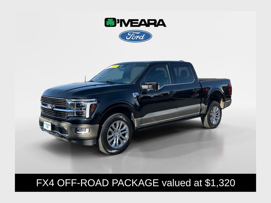 Agate Black Metallic 2025 Ford F-150 Pickup Truck Four-Wheel Drive Automatic