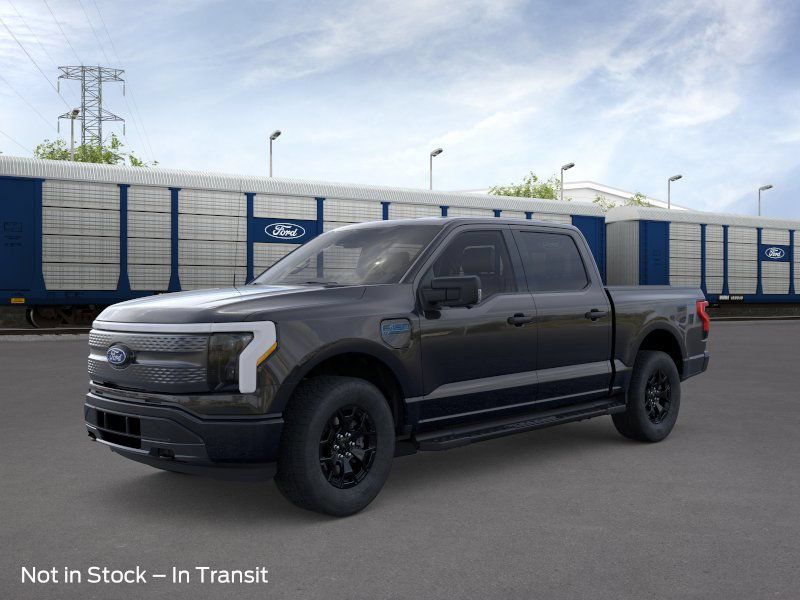 Agate Black Metallic 2025 Ford F-150 Lightning Pickup Truck All-Wheel Drive Automatic