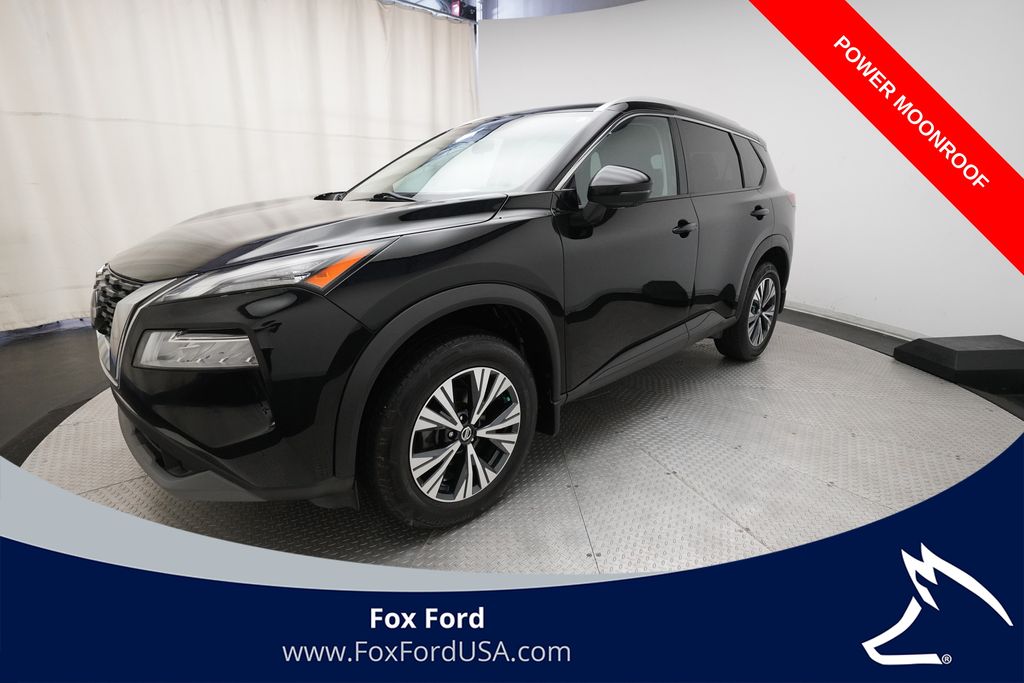 Black 2021 Nissan Rogue SUV / Crossover All-Wheel Drive Continuously Variable Transmission