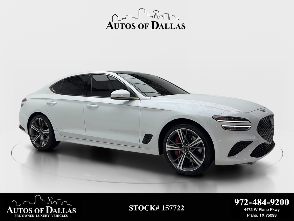 Uyuni White 2025 Genesis G70 2.5T Standard RWD Sedan Rear-Wheel Drive 8-Speed Automatic