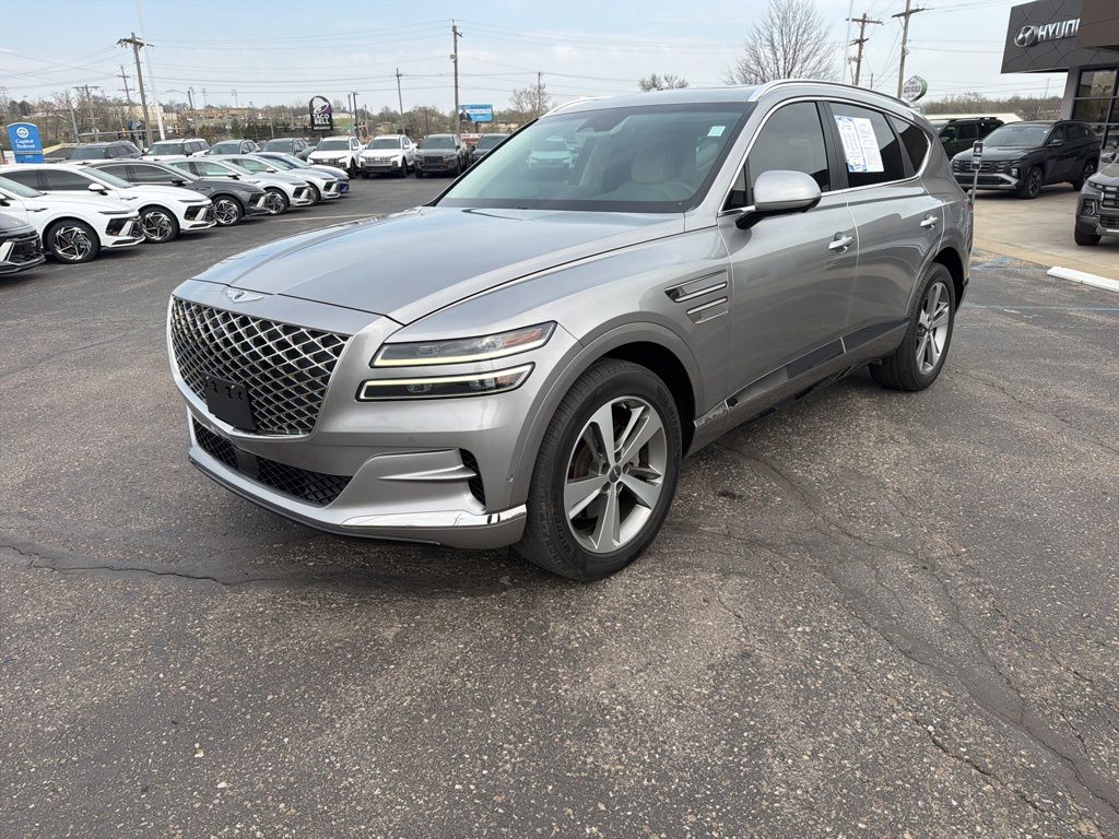 Savile Silver 2021 Genesis GV80 2.5T AWD SUV / Crossover All-Wheel Drive 8-Speed Automatic