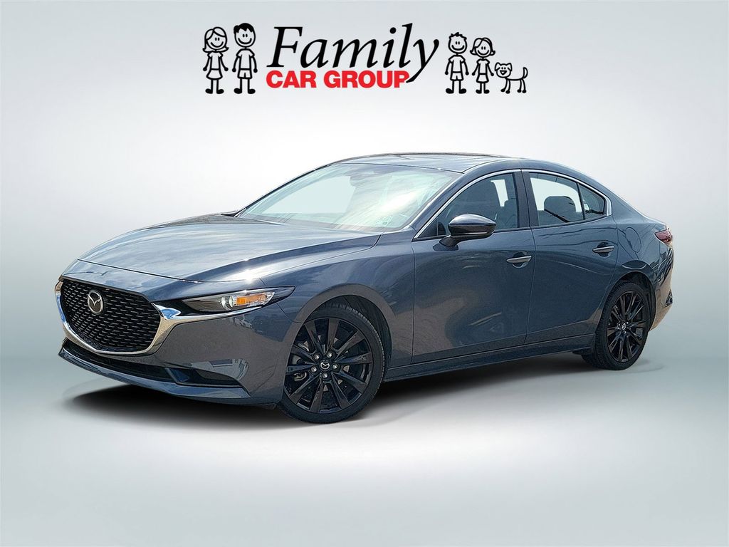 Polymetal Gray Metallic 2024 Mazda MAZDA3 2.5 S Carbon Edition Sedan AWD Sedan All-Wheel Drive 6-Speed Automatic