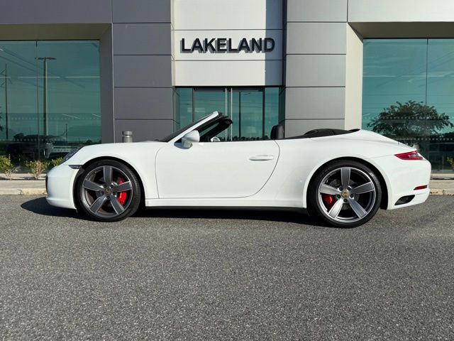 Carrara White 2018 Porsche 911 Convertible All-Wheel Drive 7-Speed Automatic
