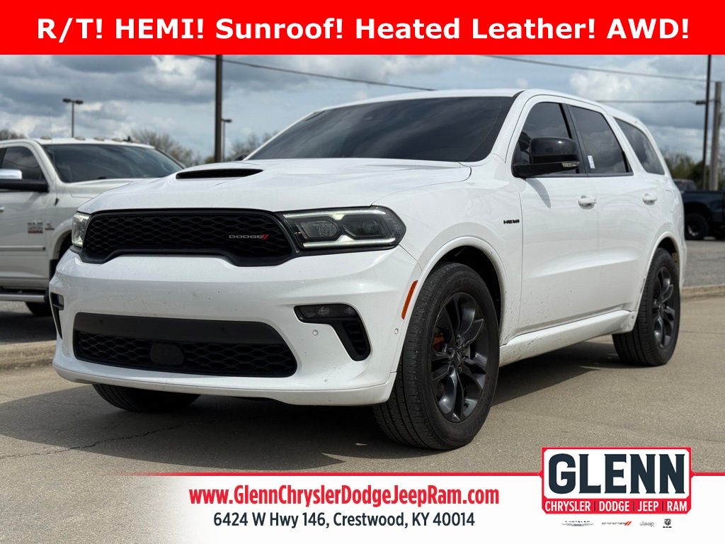 White Knuckle Clearcoat 2021 Dodge Durango R/T AWD SUV / Crossover All-Wheel Drive 8-Speed Automatic
