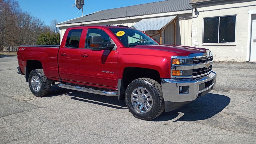 Cajun Red Tintcoat 2018 Chevrolet Silverado 2500HD LT Double Cab 4WD Pickup Truck Four-Wheel Drive 6-Speed Automatic Overdrive
