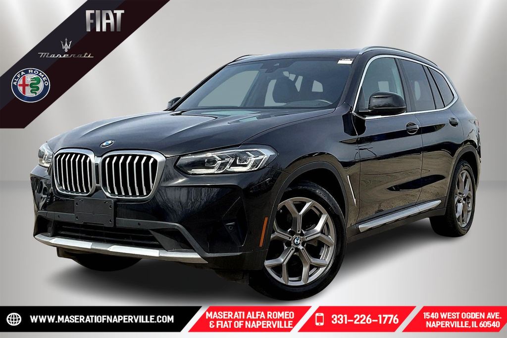 Black Sapphire Metallic 2023 BMW X3 xDrive30i AWD SUV / Crossover All-Wheel Drive 8-Speed Automatic