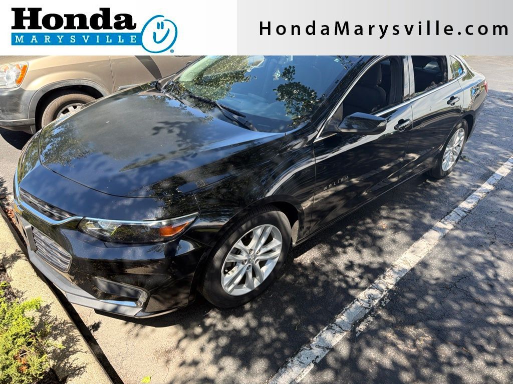 Mosaic Black Metallic 2016 Chevrolet Malibu Sedan Front-Wheel Drive 6-Speed Automatic