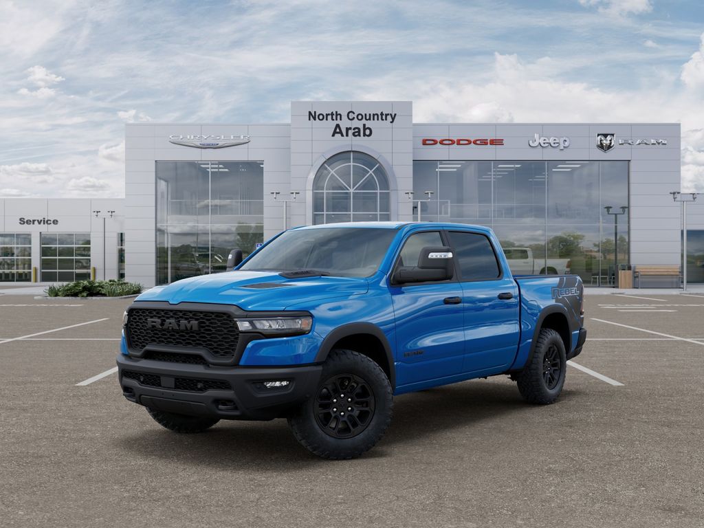 Hydro Blue Pearlcoat 2026 RAM 1500 Pickup Truck Four-Wheel Drive 8-Speed Automatic