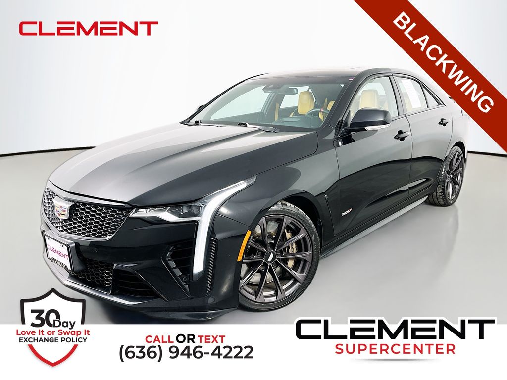 Black Raven 2023 Cadillac CT4-V Blackwing Sedan Rear-Wheel Drive 10-Speed Automatic