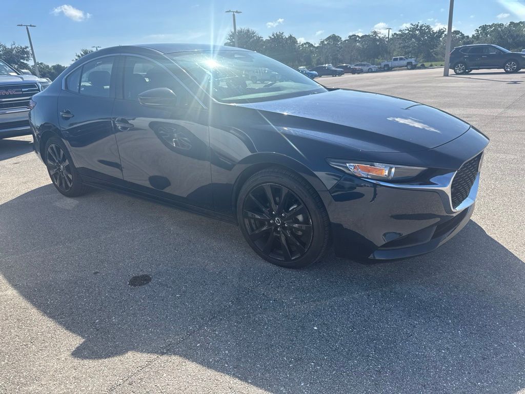 Deep Crystal Blue Mica 2024 Mazda MAZDA3 Sedan Front-Wheel Drive 6-Speed Automatic