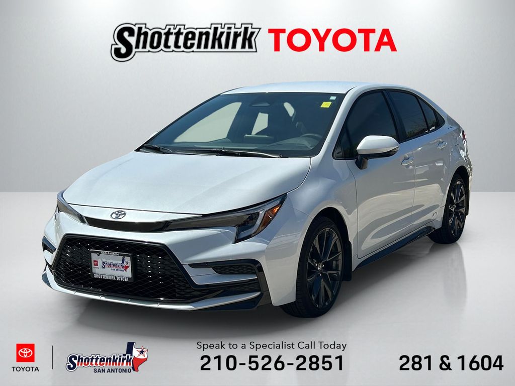 Pearl 2026 Toyota Corolla Hybrid Sedan All-Wheel Drive Continuously Variable Transmission