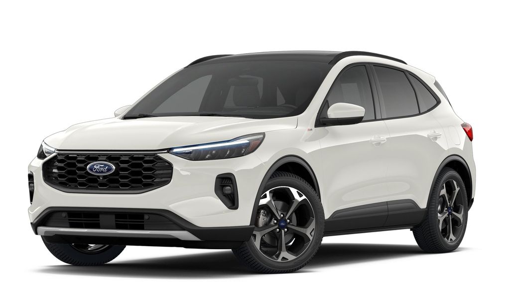 White Metallic 2026 Ford Escape Hybrid SUV / Crossover All-Wheel Drive Continuously Variable Transmission