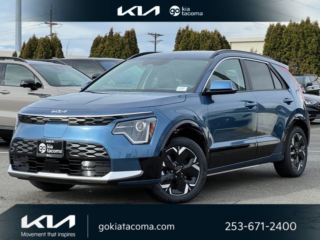 Mineral Blue 2026 Kia Niro EV SUV / Crossover Front-Wheel Drive 1-Speed Automatic