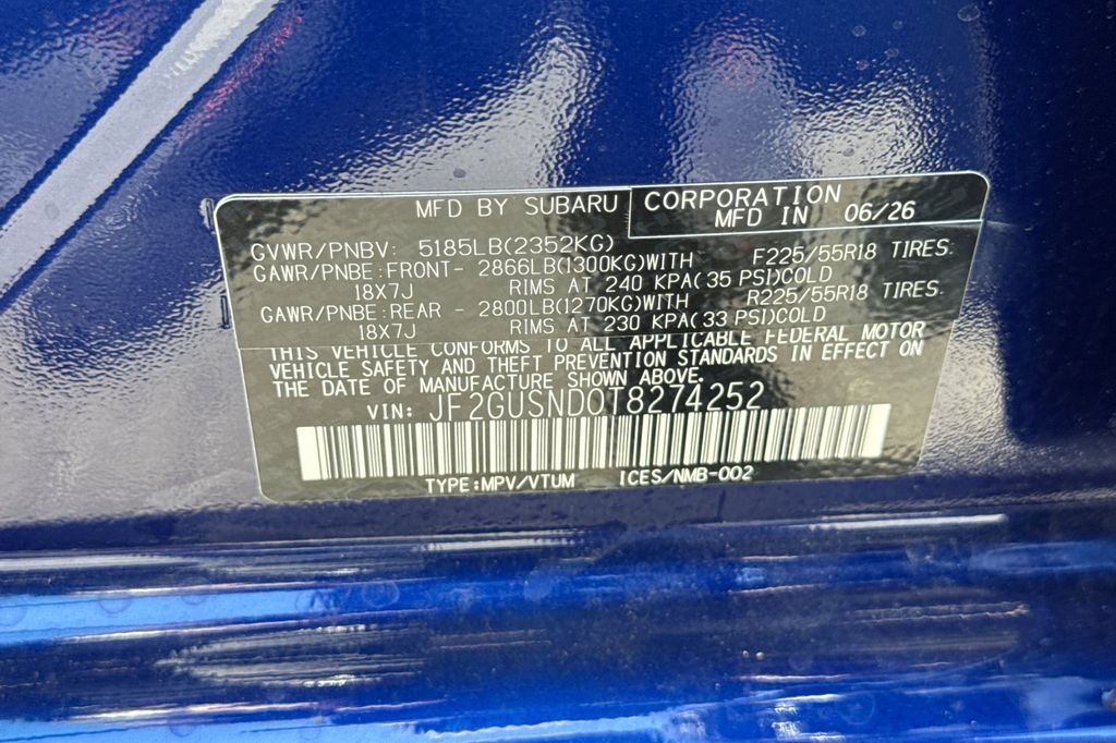 New 2026 Blue Subaru Limited image 37