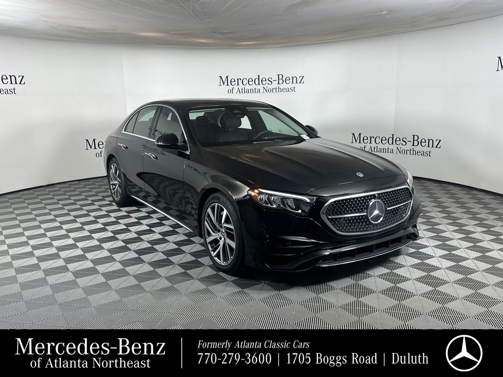 Black 2026 Mercedes-Benz E-Class Sedan Rear-Wheel Drive 9-Speed Automatic