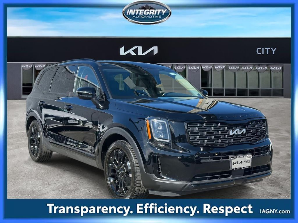 Ebony Black 2022 Kia Telluride EX AWD SUV / Crossover All-Wheel Drive 8-Speed Automatic