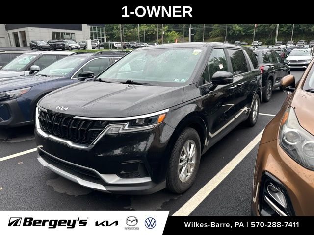 Aurora Black 2022 Kia Carnival Minivan Front-Wheel Drive 8-Speed Automatic