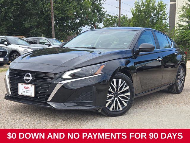 Super Black Clearcoat 2025 Nissan Altima Sedan Front-Wheel Drive Continuously Variable Transmission