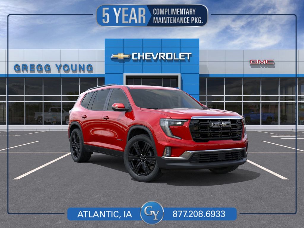 Volcanic Red Tintcoat 2026 GMC Acadia Elevation AWD SUV / Crossover Four-Wheel Drive 8-Speed Automatic